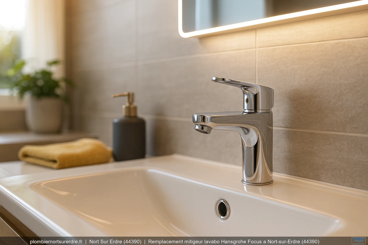Remplacement mitigeur lavabo Hansgrohe Focus a Nort-sur-Erdre (44390)